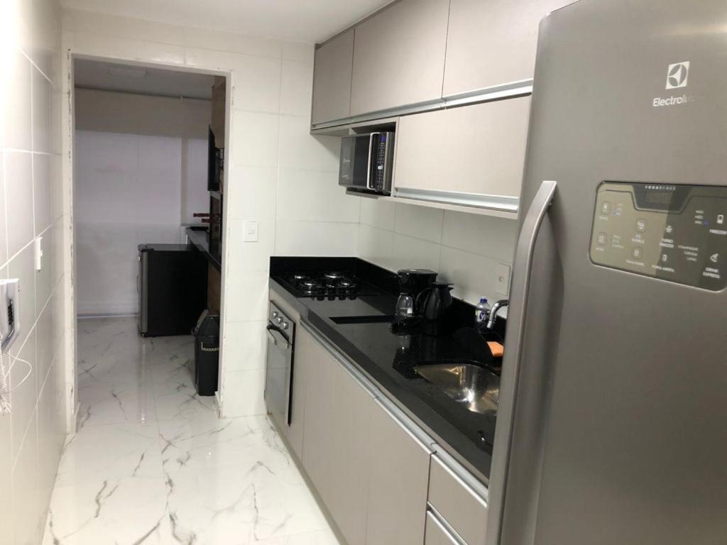 Maravilhoso apartamento vista mar Enseada Guarujá Exterior foto