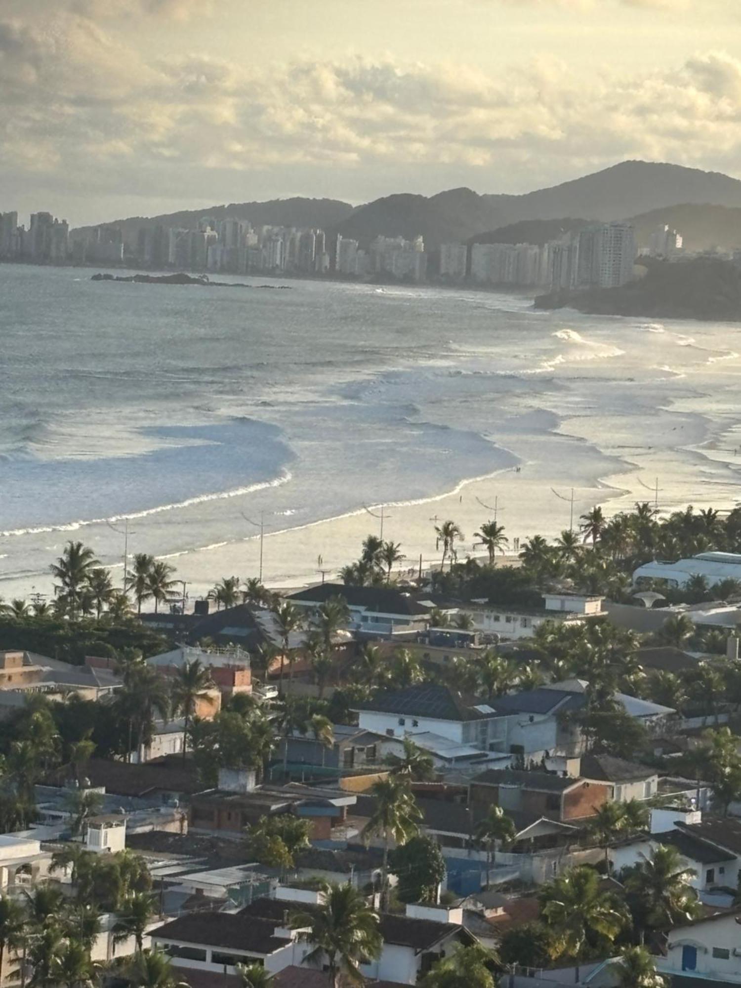 Maravilhoso apartamento vista mar Enseada Guarujá Exterior foto
